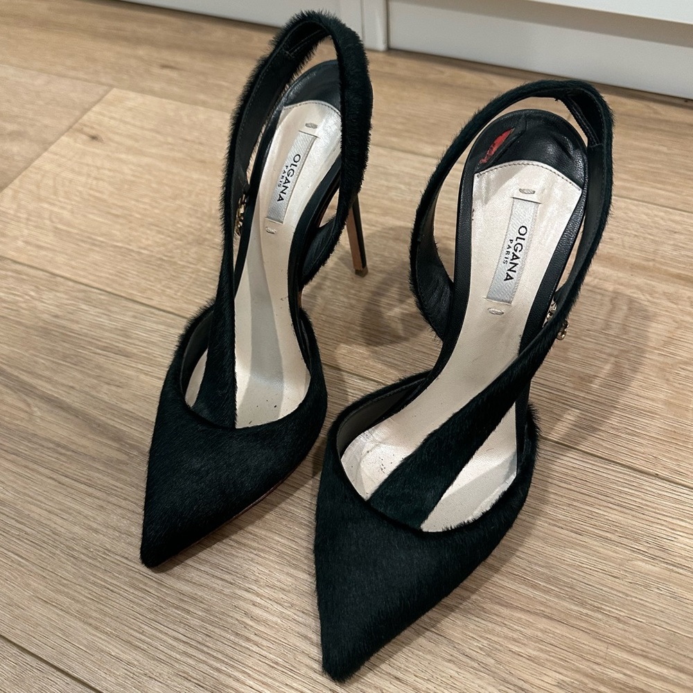 Authentic Olgana Paris Slingback Pumps
